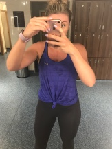 Sweaty post-workout
